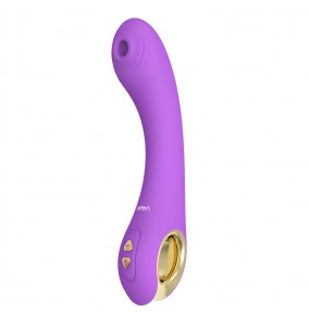 HK LETEN - Fairy G-Spot Licking Sucking Heating Vibrator (Chargeable - Purple)